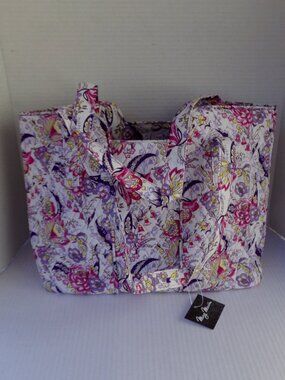 New Mary Maxim Quilted Bag Purse Tote 31907 17 x 10''